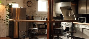 Unique 2-BDR Historic Warehouse Loft with Terrace and Fireplace ! ! !