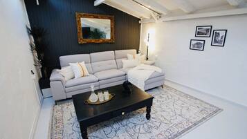 Smart-tv en een open haard