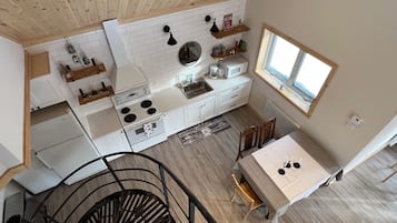 Microwave, oven, stovetop