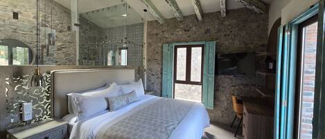 Apartamento | Cofres nos quartos, cortinas blackout, Wi-Fi de cortesia