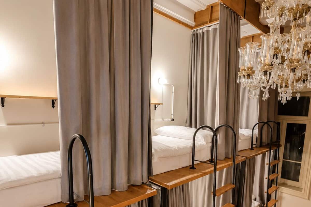Egyptian cotton sheets, premium bedding, laptop workspace