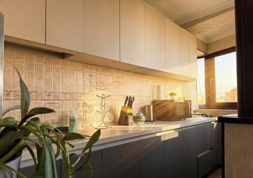 Charming 2-bedroom apartment in Tremendous Tashkent with AC, WiFi