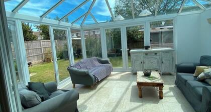 Spacious beach bungalow, less than 5 minutes walk to the beach