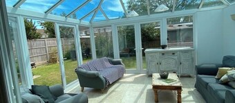 Spacious beach bungalow, less than 5 minutes walk to the beach