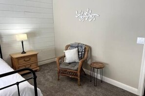 3 bedrooms, iron/ironing board, travel cot, WiFi