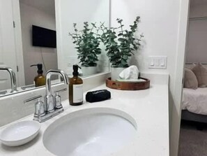 Regadera y secadora de cabello 