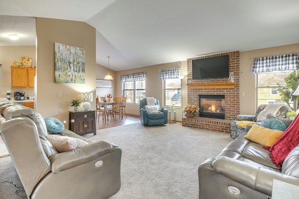 Pickerington Vacation Rental | 4BR | 3BA | 2,100 Sq Ft | 3 Steps to Enter