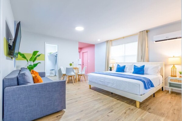 1 Schlafzimmer, Bügeleisen/Bügelbrett, kostenloses WLAN, Bettwäsche