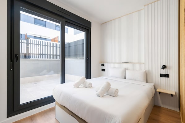 1 Schlafzimmer, Bügeleisen/Bügelbrett, kostenloses WLAN, Bettwäsche