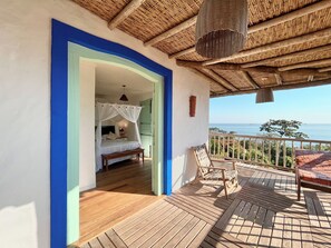 Deluxe Double Room, Sea View | Terrace/patio