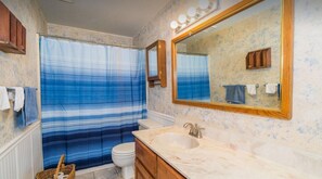 Towels, soap, toilet paper