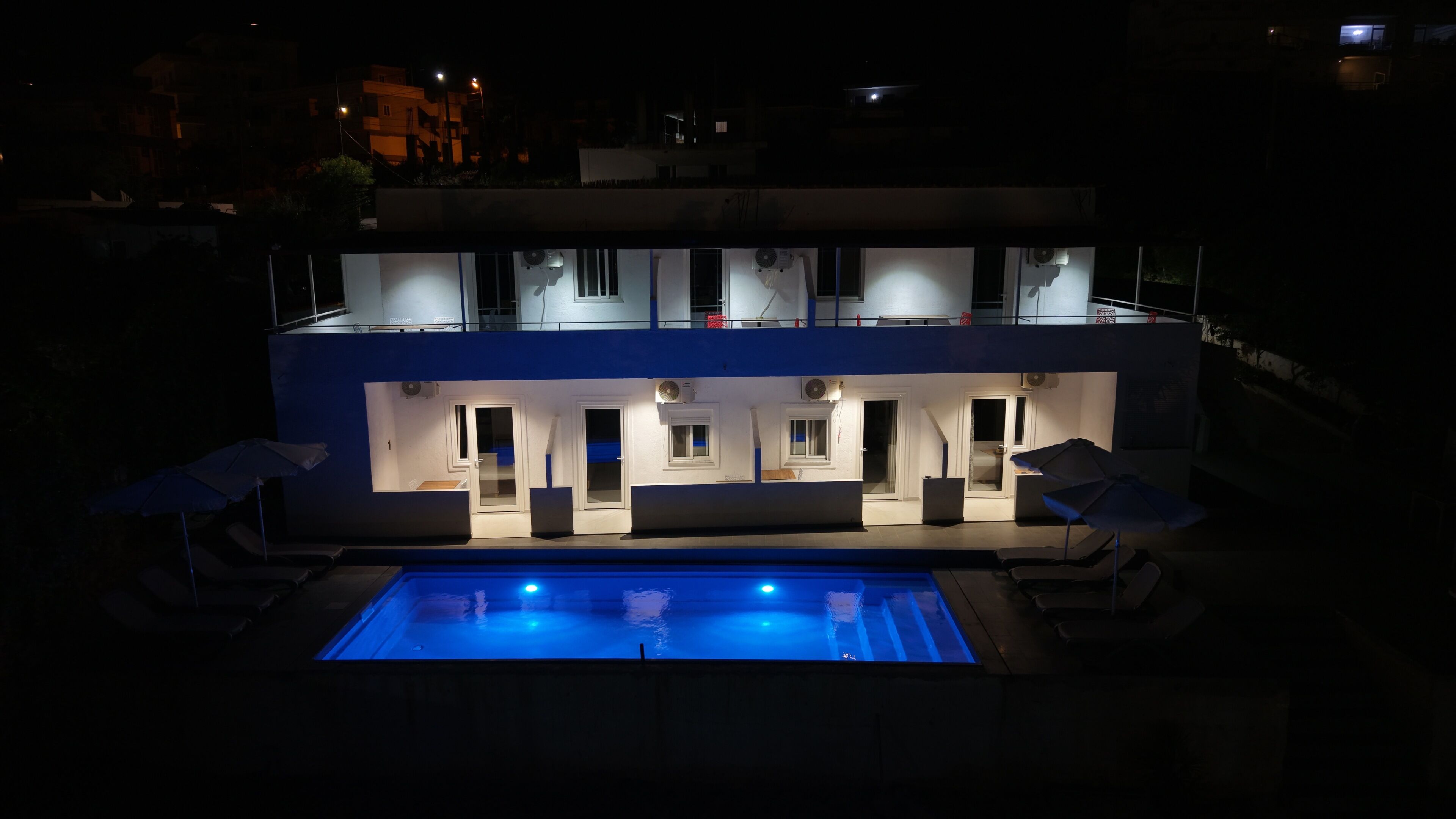 Front of property - evening/night
