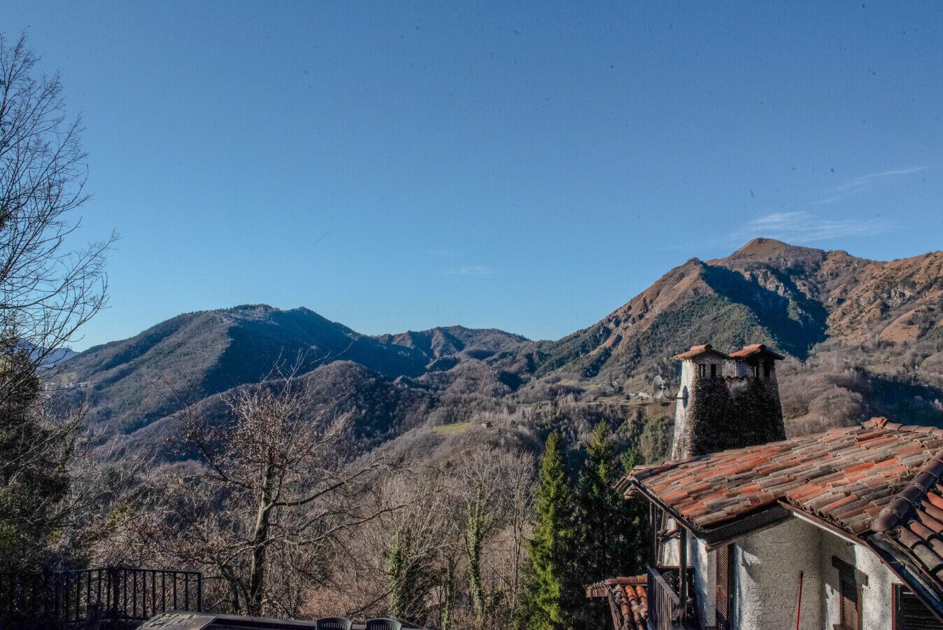 Blick von der Unterkunft