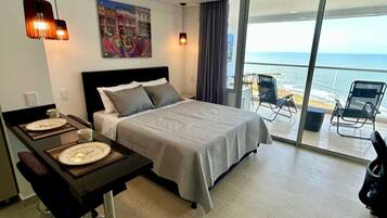 In-room safe, desk, blackout curtains, iron/ironing board