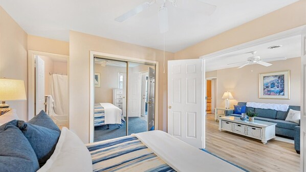 2 habitaciones, tabla de planchar con plancha, wifi y ropa de cama