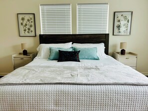 3 bedrooms, iron/ironing board, travel cot, WiFi