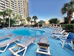 Indoor pool, a heated pool