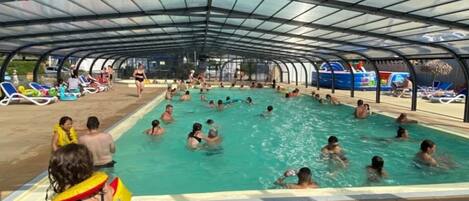 Indoor pool, a heated pool