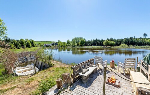 Beautiful home in Nibe with sauna