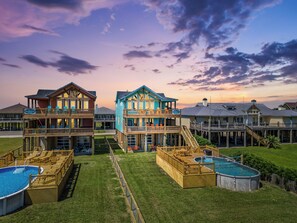 Exterior - Luxury Beachfront Escape | 2 Homes, Pools & Hot Tubs (Port Bolivar)