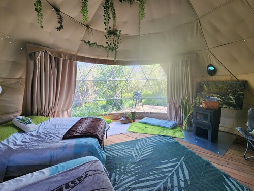 #D3 Rainforest Getaway Dome- 2 Dbl beds-No pets Please