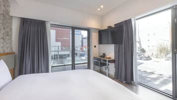 Kamar Double Standar | 1 kamar tidur, kedap suara, Wi-Fi gratis, dan seprai linen