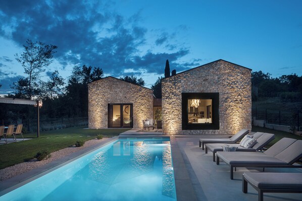 Una piscina climatizada