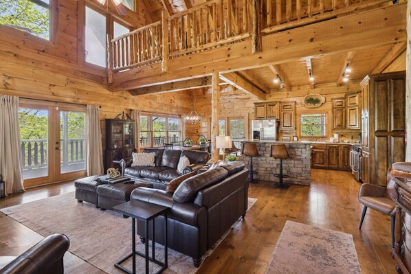 Smart TV, fireplace, video games