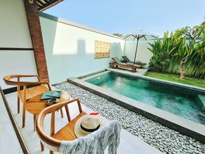 Villa, 1 slaapkamer, privézwembad | Terras