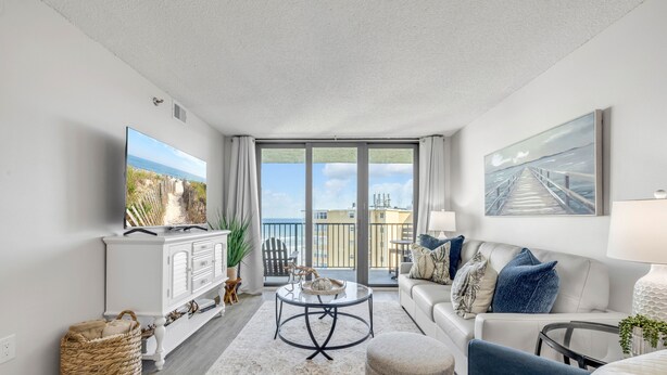 Unclassified image, 1 of 50, button - 🌅 Top-Floor Ocean View 1BR | Updated | Private Balcony & Beachfront Pool (New Smyrna Beach)