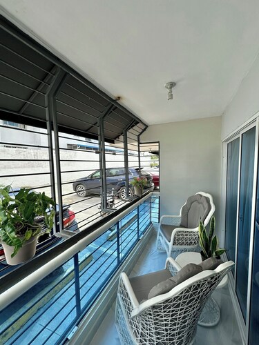 Charming 3-bedroom apartment with WiFi, AC and a picuzzy in Santo Domingo Oeste.