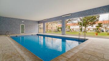 Indoor pool, a heated pool