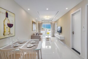 Family Apartment, 2 Bedrooms, Beach View | Living area - The Minh Homes (Da Nang)