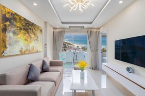 Family Apartment, 2 Bedrooms, Beach View | Living area - The Minh Homes (Da Nang)