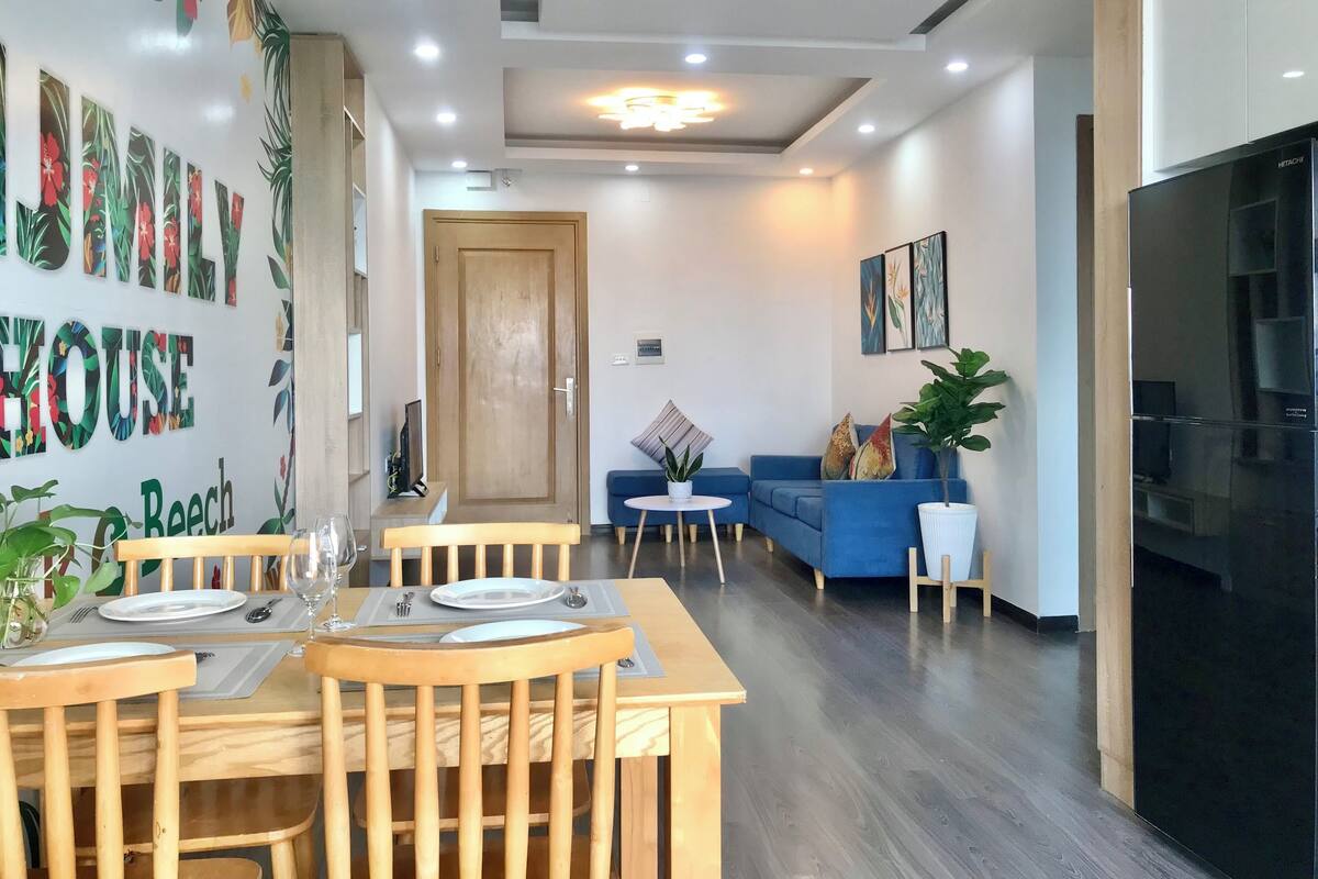 家庭公寓, 2 間臥室, 廚房, 城市景 | 客廳