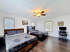5 bedrooms, iron/ironing board, travel cot, free WiFi