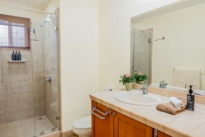 Hair dryer, towels