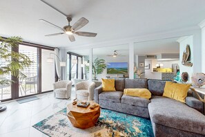 Télévision, table de tennis de table