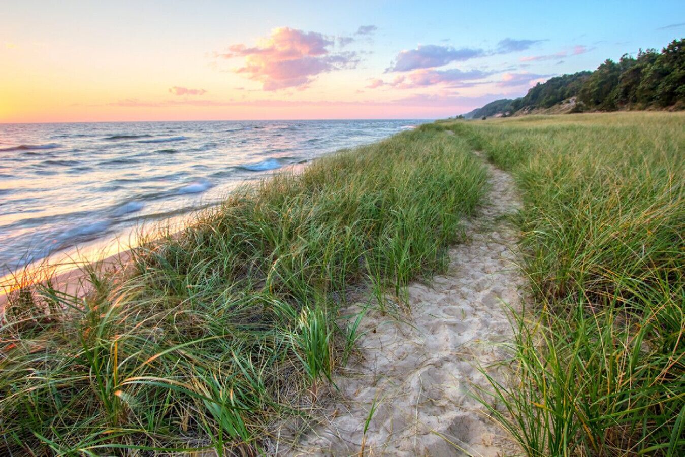 Tæt på stranden