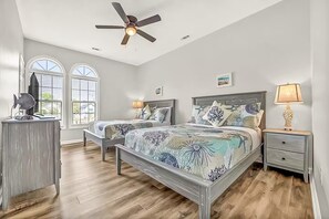 3 bedrooms, iron/ironing board, travel cot, WiFi