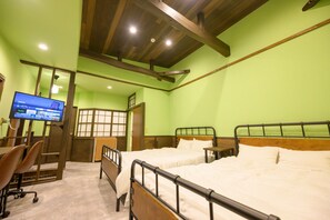 1 makuuhuone, työpöytä, ilmainen Wi-Fi, vuodevaatteet