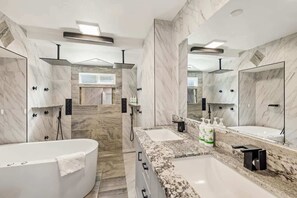 Shower, hair dryer, towels - Malia Makai – C – Seahorse – Special Remodel (Koloa)