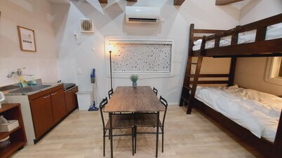 in a cottage with family  friends / Hyuga Miyazaki