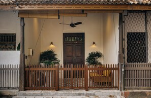 Voorkant van accommodatie