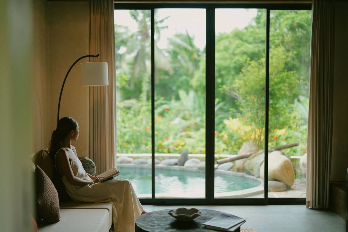 Grand Villa, 1 Bedroom, Private Pool, Pool View | Living area
