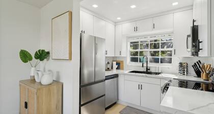 Charming 3-bedroom newly renovated home with great backyard patio area & grill