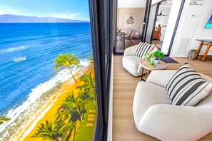 Interior - KBM Resorts | FREE CAR | Mahana | Oceanfront | 1-Bedroom Penthouse with Gorgeous Sunsets! MAH-1006 (Lahaina)