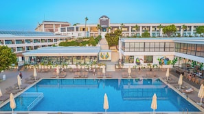 Indoor pool, seasonal outdoor pool