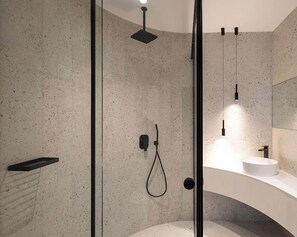 Classic Double Room, City View | Bathroom shower