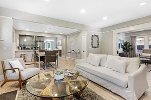 Smart TV, offices - Luxe Backyard Oasis w/ Hot Tub | Chic Design | South Park Sanctuary (San Diego)